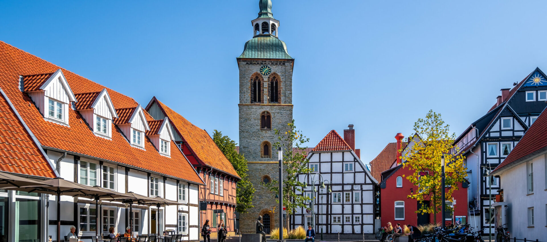Konrad Adenauer Platz, Rheda Wiedenbrück, Nordrhein-Westfalen, Konrad Adenauer Platz, Rheda Wiedenbrück, Nordrhein-Westfalen,